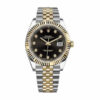 Rolex Datejust 12633BKDJ Steel Gold Automatic Black And Diamond Dial Jubilee Replica - United Luxury