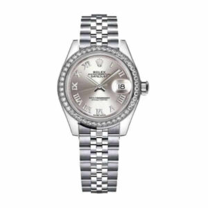 Rolex Datejust 279166 Platinum Automatic Grey With Diamond Dial Jubilee Replica - United Luxury