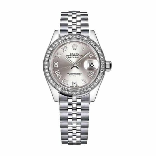 Rolex Datejust 279166 Platinum Automatic Grey With Diamond Dial Jubilee Replica - United Luxury