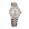 Rolex Datejust 279381RBR Everose Gold Sundust With Diamond Dial Replica - United Luxury
