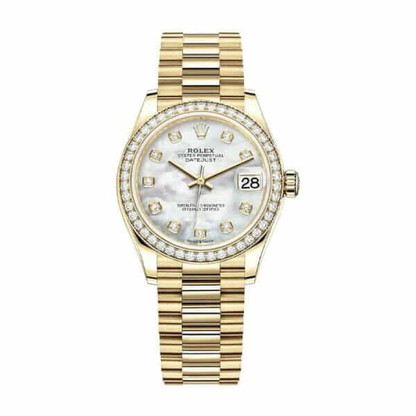 Rolex Datejust 178288 Gold Mother Of Pearl Dial Replica - United Luxury