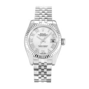 Rolex Datejust 179174 White Roman Numeral Dial Replica - United Luxury