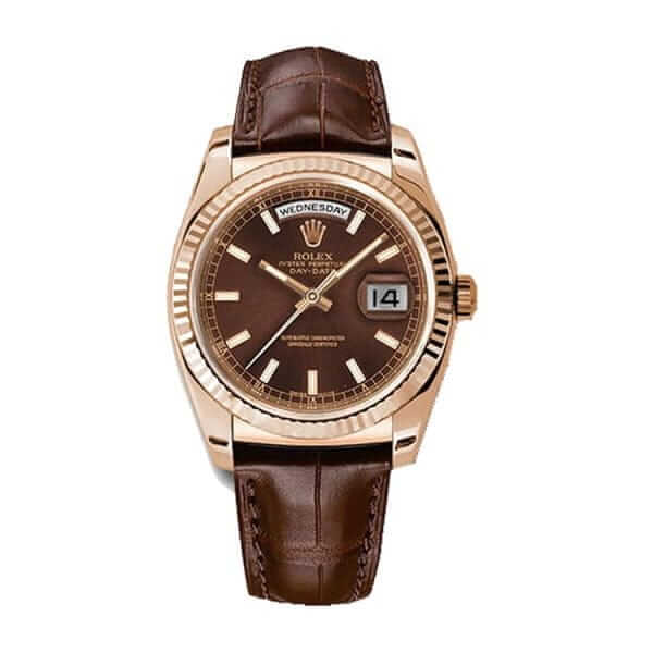Rolex Day-Date 118135 V5 Brown Dial Replica - United Luxury