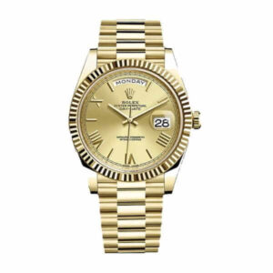 Rolex Day-Date II 228238-0007 KW Yellow Gold Champagne Dial Replica - United Luxury