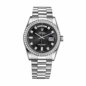 Rolex Day-Date White Diamond Replica - United Luxury