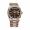 Rolex Day-Date 128235-0037 Brown Ombre Dial Replica - United Luxury