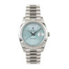 Rolex Day Date Ice Blue Baguette Dial Platinum Presidential 228206 Replica - United Luxury