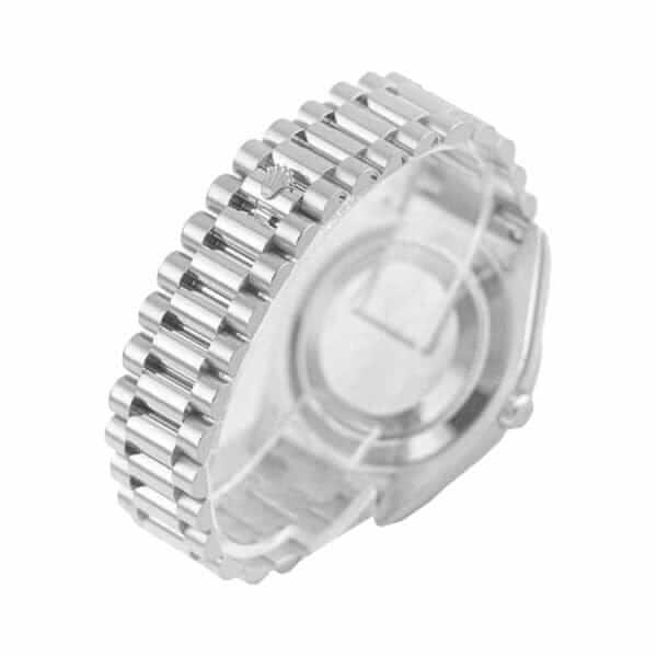 Rolex Day-Date 218239-0041 V6 White Roman Dial Replica - United Luxury