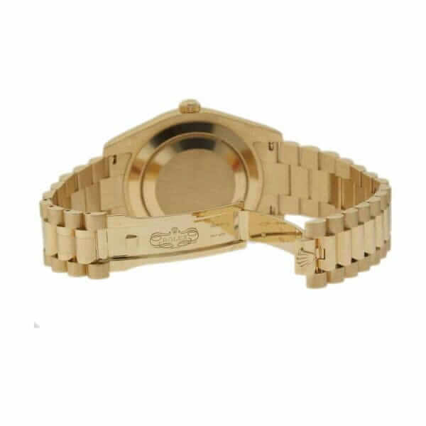 Rolex Day-Date II Collection Gold Silver White Dial 218238 Replica - United Luxury