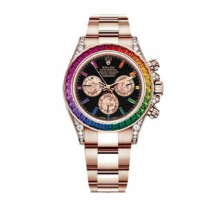 Rolex Daytona Cosmograph 116519 Rainbow & Black Dial Replica - United Luxury