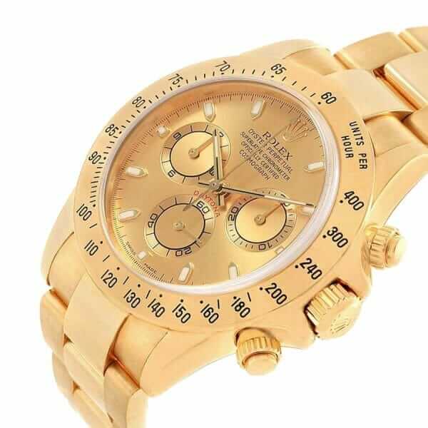 Rolex Daytona Cosmograph Yellow Gold Dial 116528 Oyster Replica - United Luxury