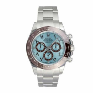 Rolex Daytona Platinum Ice-Blue Arabic Dial 4130 Movement 116506-0001 Oyster Replica - United Luxury