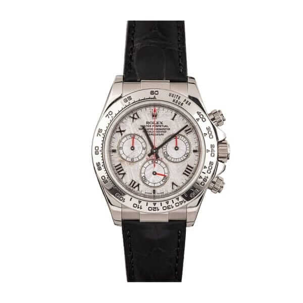 Rolex Daytona 116519 White Roman Dial Replica - United Luxury