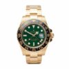 Rolex GMT-Master II 11678LN Yellow Gold Green Dial oyster Replica - United Luxury