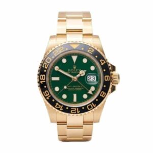 Rolex GMT-Master II 11678LN Yellow Gold Green Dial oyster Replica - United Luxury