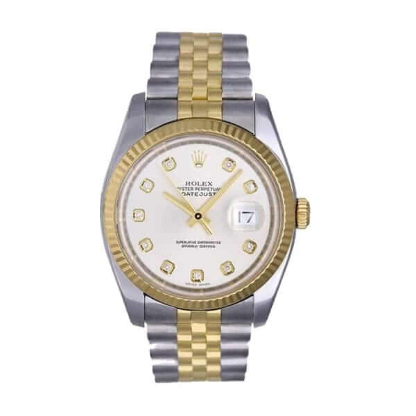 Rolex Datejust 16233 Steel Gold Mother of Pearl Replica - United Luxury
