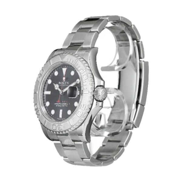 Rolex Yacht-Master 116622 Stainless Steel Dark Rhodium Dial Replica - United Luxury