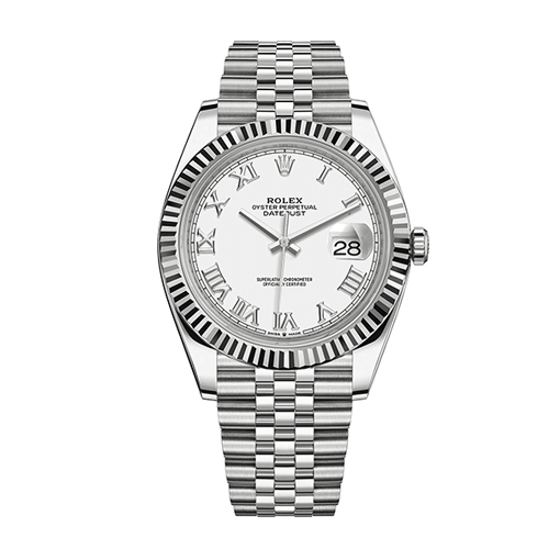 Rolex Datejust 41 Jubilee , 41 mm, Oystersteel and white gold Reference 126334 Replica - United Luxury