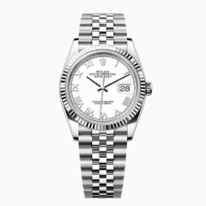 Rolex Datejust 36 Jubilee, 36 mm, Oystersteel and white gold Reference 126234 Replica - United Luxury