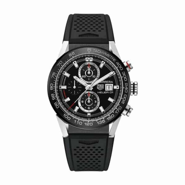 TAG Carrera Black Rubber Replica - United Luxury