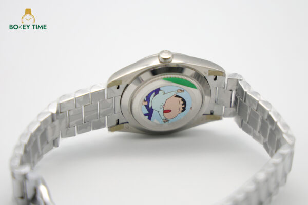 Rolex Day Date Ice Blue Grooved Replica - United Luxury