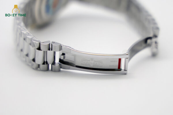 Rolex Day Date Ice Blue Grooved Replica - United Luxury