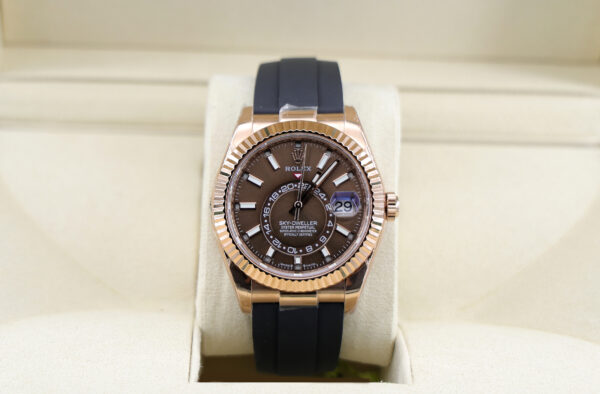 Rolex Sky-Dweller 326235 Chocolate Dial Replica - United Luxury