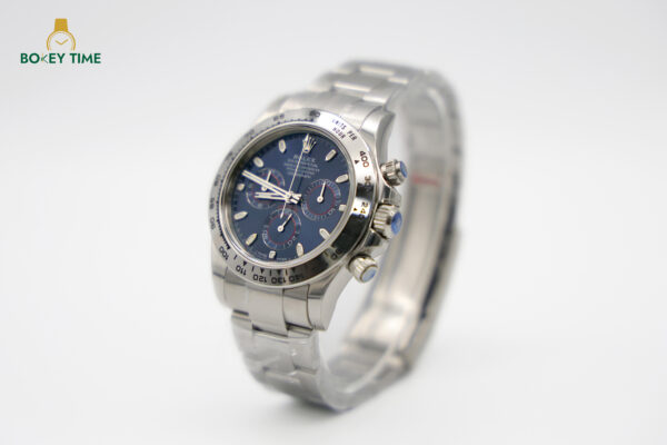 Daytona White Gold Blue Dial Replica - United Luxury
