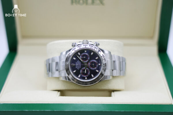 Daytona White Gold Blue Dial Replica - United Luxury