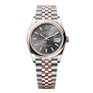 Datejust 36 mm Oystersteel and Everose gold Reference 126201 - United Luxury
