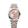 Datejust 36 mm Oystersteel and Everose gold Reference 126201 - United Luxury