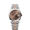 Datejust 36 mm Oystersteel and Everose gold Reference 126201 - United Luxury