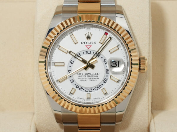 ROLEX SKY-DWELLER Stainless Steel Yellow Gold 326933 - United Luxury