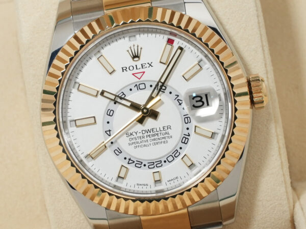 ROLEX SKY-DWELLER Stainless Steel Yellow Gold 326933 - United Luxury