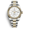 ROLEX SKY-DWELLER Stainless Steel Yellow Gold 326933 - United Luxury