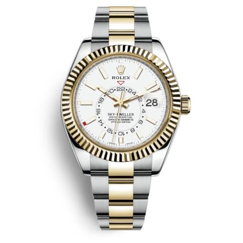 ROLEX SKY-DWELLER Stainless Steel Yellow Gold 326933 - United Luxury