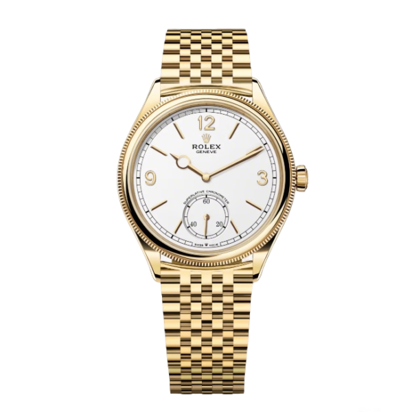 Rolex 1908 39 mm, 18 ct yellow gold, polished finish Reference 52508 - United Luxury