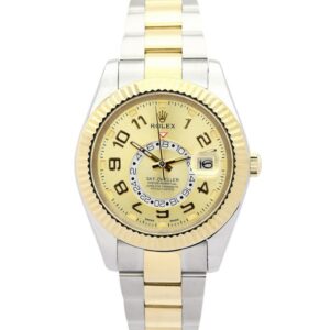 Replica Rolex Sky-Dweller 42mm Gold Dial 326938 - United Luxury