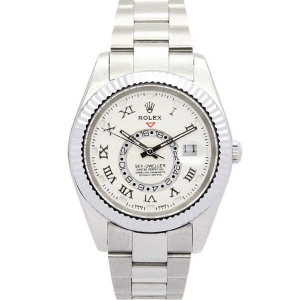 Replica Rolex Sky-Dweller 42mm White Dial 326938 - United Luxury