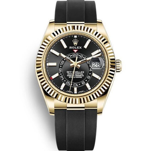Superclone Rolex Sky-Dweller 42mm Black Dial 326238 - United Luxury