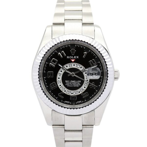 Replica Rolex Sky-Dweller 42mm Black Dial 326938 - United Luxury