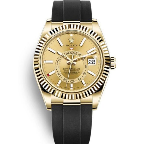 Replica Rolex Sky-Dweller 42mm Champagne Dial 326238 - United Luxury