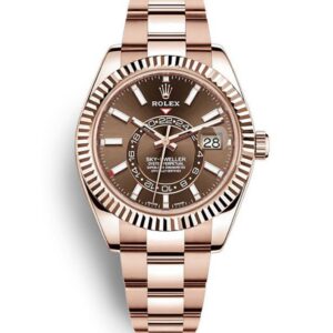 Superclone Rolex Sky-Dweller 42mm Chocolate Dial 326935 - United Luxury