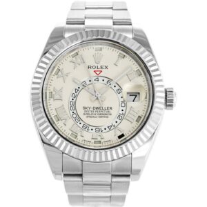 Replica Rolex Sky-Dweller 42mm Silver Dial 326939 - United Luxury