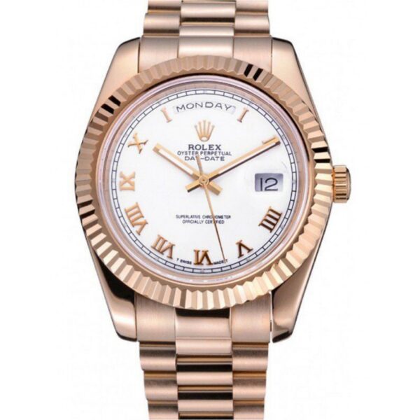 Replica Rolex Day-Date 41mm White Dial 622546 - United Luxury