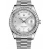 Replica Rolex Day-Date 36mm Silver Dial 118346 - United Luxury