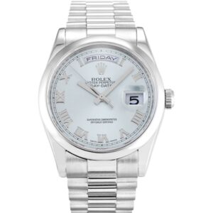 Replica Rolex Day-Date 36mm Blue Dial 118206 - United Luxury