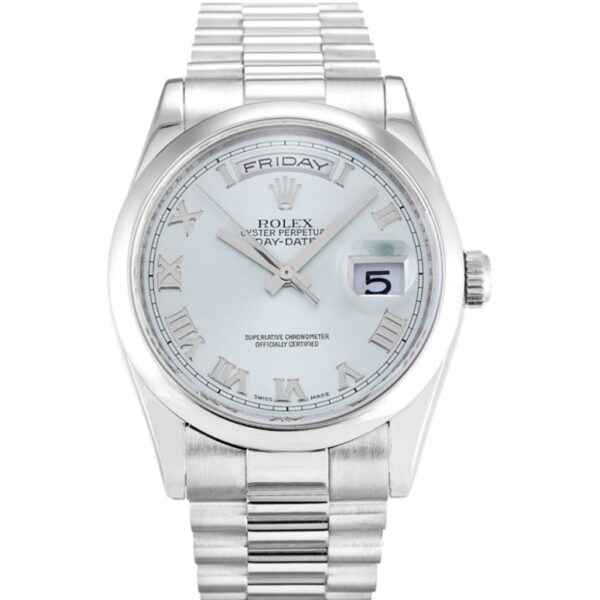 Replica Rolex Day-Date 36mm Blue Dial 118206 - United Luxury