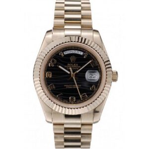 Superclone Rolex Day-Date 41mm Black Dial 41998 - United Luxury