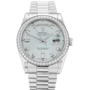 Replica Rolex Day-Date 36mm Blue Dial 118346 - United Luxury